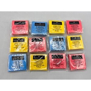 Faber-Castell Kneadable Art Eraser Set 12 Pack Red Blue Yellow Drawing Supplies